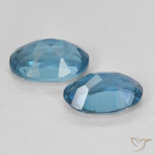 1.22 ct natürliche London Blau Topas-Edelsteine, Oval, VS