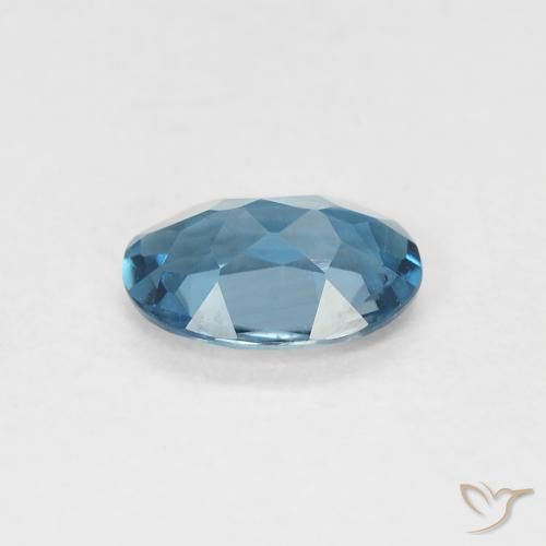 9,17 ctw natürlicher London Blau Topas, Oval, VVS