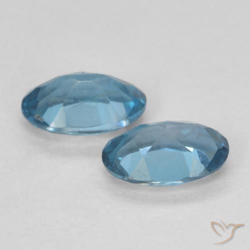 1.06 ct natürliche London Blau Topas-Edelsteine, Oval, VVS