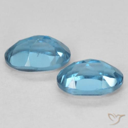 1.25 ct natürliche London Blau Topas-Edelsteine, Oval, VVS