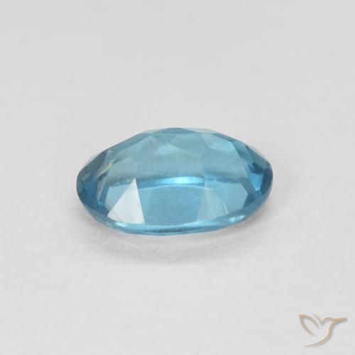 9,17 ctw natürlicher London Blau Topas, Oval, VVS