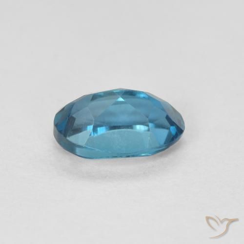9,17 ctw natürlicher London Blau Topas, Oval, VVS