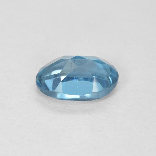 9,17 ctw natürlicher London Blau Topas, Oval, VVS-VS