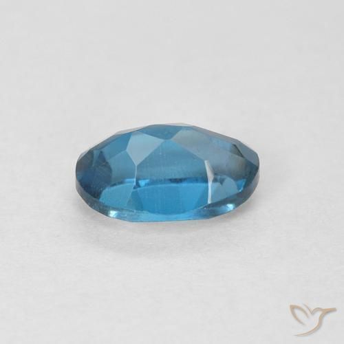 9,17 ctw natürlicher London Blau Topas, Oval, VVS-VS