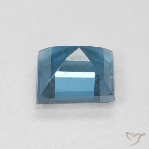 9,17 ctw natürlicher London Blau Topas, Quadrat, VVS-VS