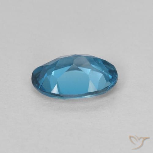 9,17 ctw natürlicher London Blau Topas, Oval, VVS-VS