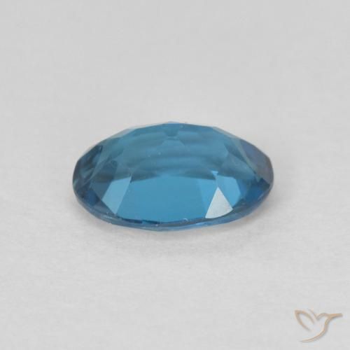 9,17 ctw natürlicher London Blau Topas, Oval, VVS