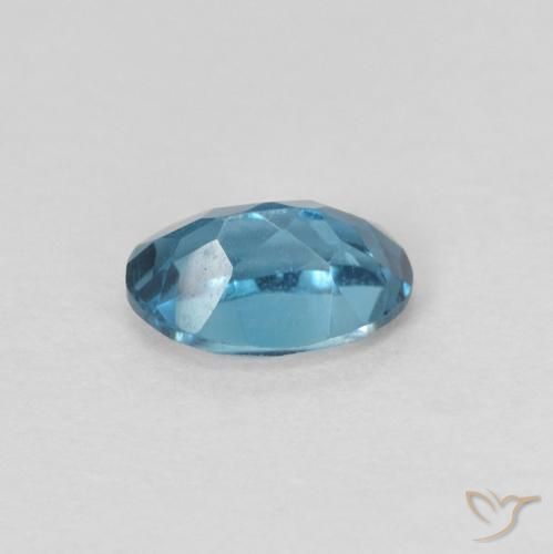 9,17 ctw natürlicher London Blau Topas, Oval, VVS