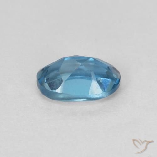 9,17 ctw natürlicher London Blau Topas, Oval, VVS