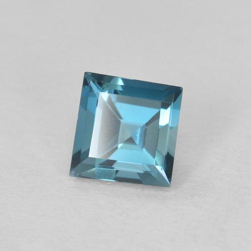 9,17 ctw natürlicher London Blau Topas, Quadrat, VVS-VS