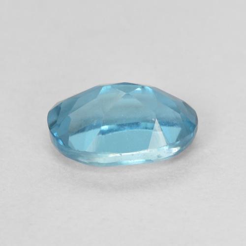 9,17 ctw natürlicher London Blau Topas, Oval, VVS