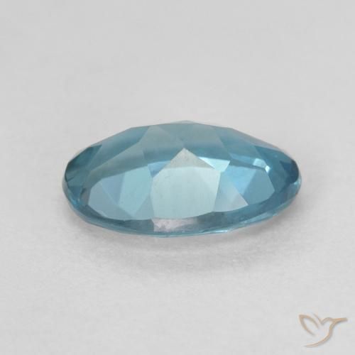 9,17 ctw natürlicher London Blau Topas, Oval, VVS