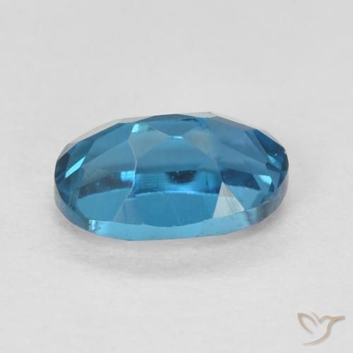 9,17 ctw natürlicher London Blau Topas, Oval, VVS