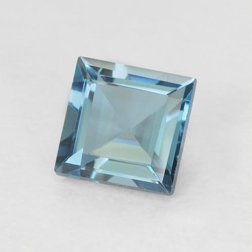 9,17 ctw natürlicher London Blau Topas, Quadrat, VVS-VS
