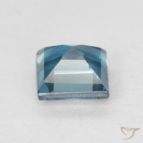 9,17 ctw natürlicher London Blau Topas, Quadrat, VVS-VS