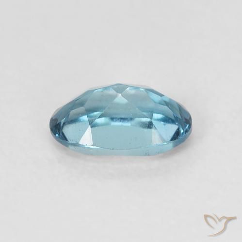 9,17 ctw natürlicher London Blau Topas, Oval, VVS