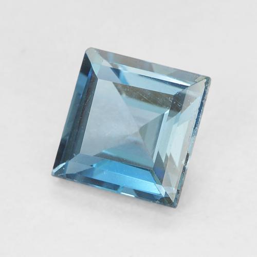 9,17 ctw natürlicher London Blau Topas, Quadrat, VVS-VS