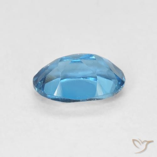 9,17 ctw natürlicher London Blau Topas, Oval, VVS-VS