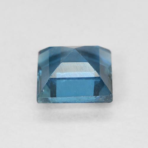 9,17 ctw natürlicher London Blau Topas, Quadrat, VVS-VS