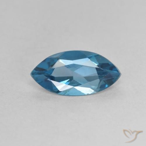 9,17 ctw natürlicher London Blau Topas, Marquise, VS