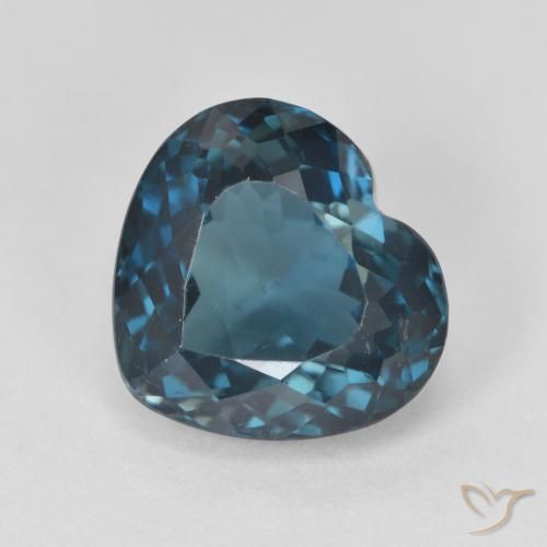 4.73ct Natürlicher London Blau Topas, Herz, VVS-VS