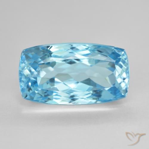 14.65ct Natürlicher Swiss Blue Topas, Kissen, VVS