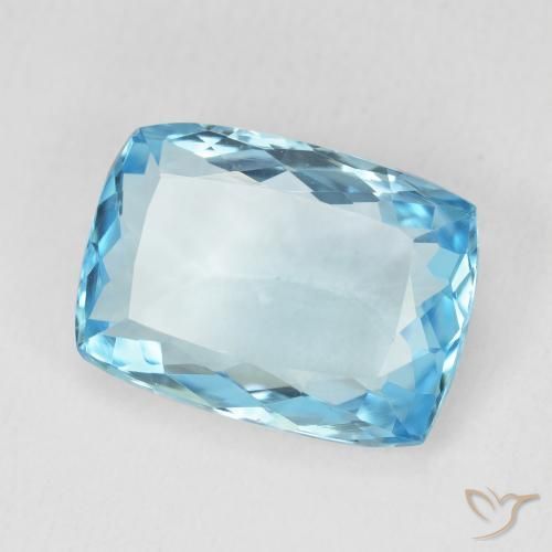 9,17 ctw natürlicher Swiss Blue Topas, Kissen, VVS