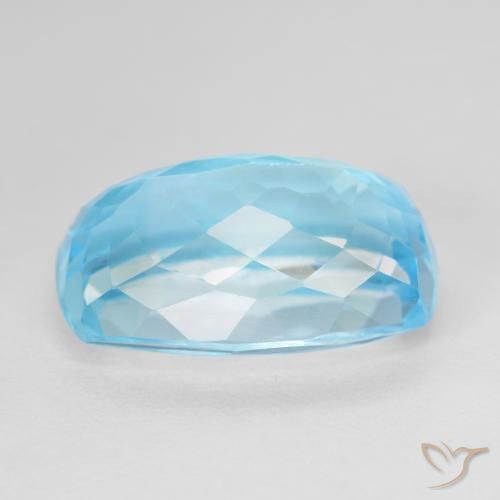 9,17 ctw natürlicher Swiss Blue Topas, Kissen, VVS-VS