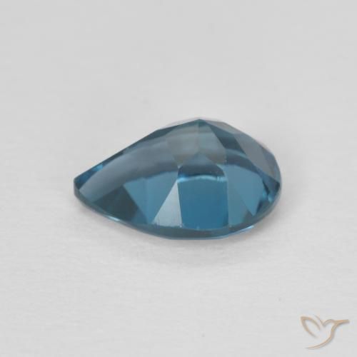 9,17 ctw natürlicher London Blau Topas, Birnenform, VVS