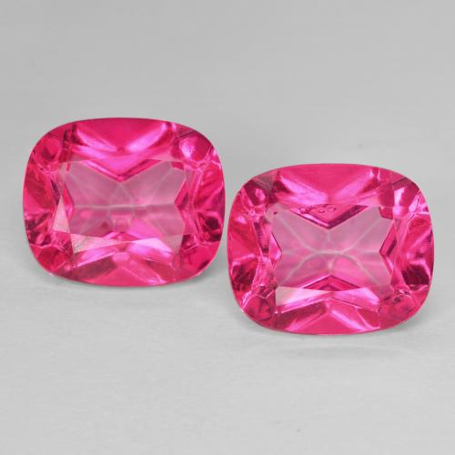 13.48ctw Natürlicher pink Topas, Kissen, VVS-VS
