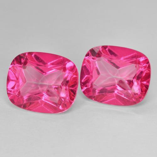 13.48 ct natürliche pink Topas-Edelsteine, Kissen, VVS-VS