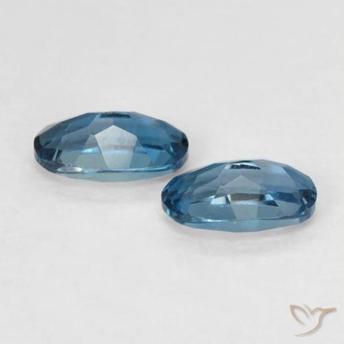 0.59 ct natürliche London Blau Topas-Edelsteine, Oval, VVS