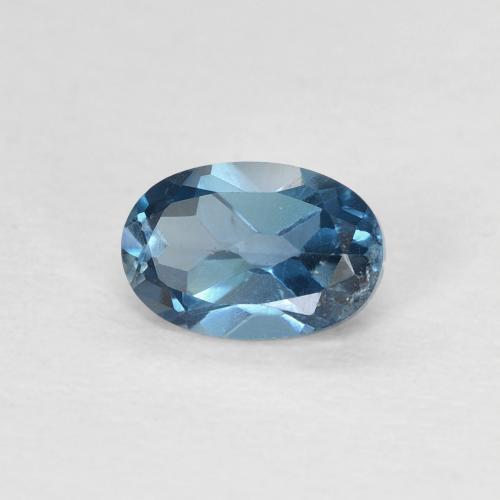 9,17 ctw natürlicher London Blau Topas, Oval, VS