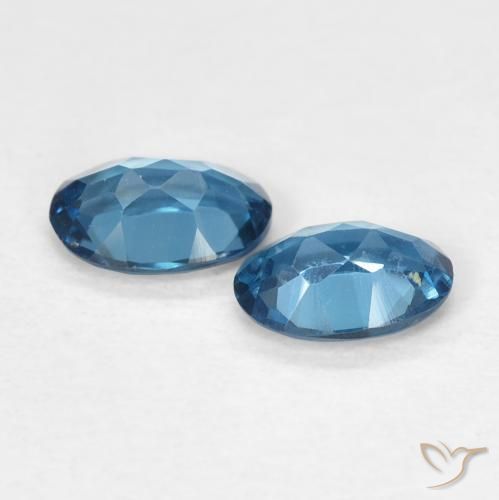 1.05 ct natürliche London Blau Topas-Edelsteine, Oval, VVS