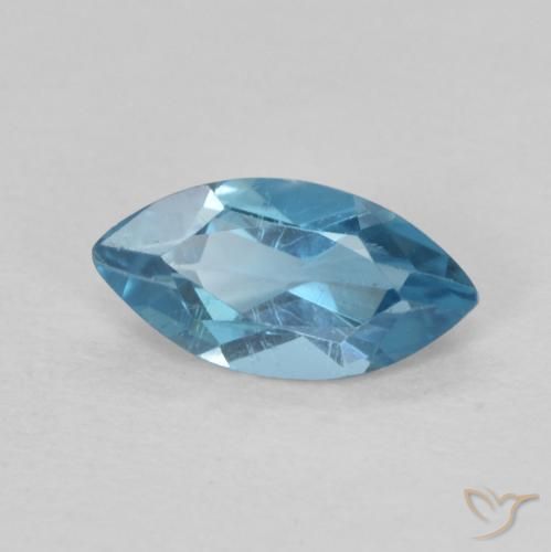 9,17 ctw natürlicher London Blau Topas, Marquise, VS