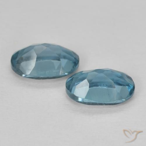 1.18 ct natürliche London Blau Topas-Edelsteine, Oval, VVS-VS