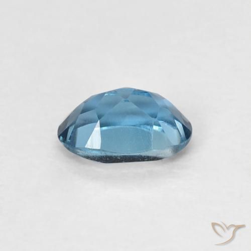9,17 ctw natürlicher London Blau Topas, Oval, VVS-VS