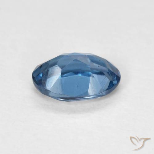 9,17 ctw natürlicher London Blau Topas, Oval, VVS-VS