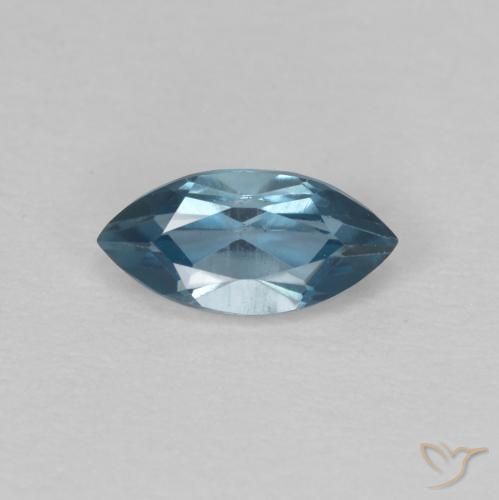0.52ct Natürlicher London Blau Topas, Marquise, VVS