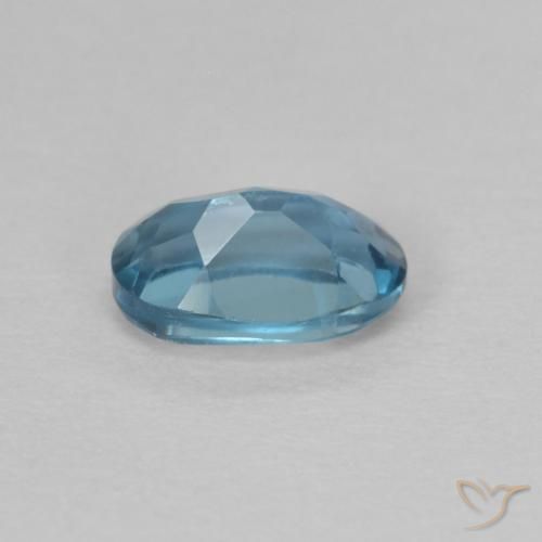 9,17 ctw natürlicher London Blau Topas, Oval, VVS