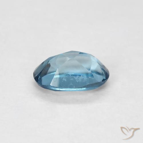 9,17 ctw natürlicher London Blau Topas, Oval, VVS
