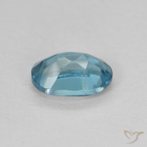 9,17 ctw natürlicher London Blau Topas, Oval, VVS