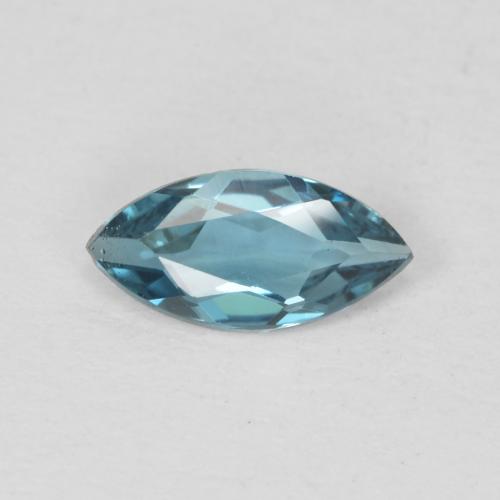 0.48ct Natürlicher London Blau Topas, Marquise, VVS-VS
