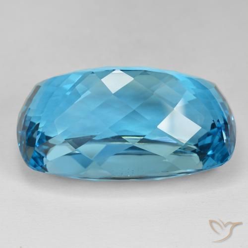 9,17 ctw natürlicher Swiss Blue Topas, Kissen, IF
