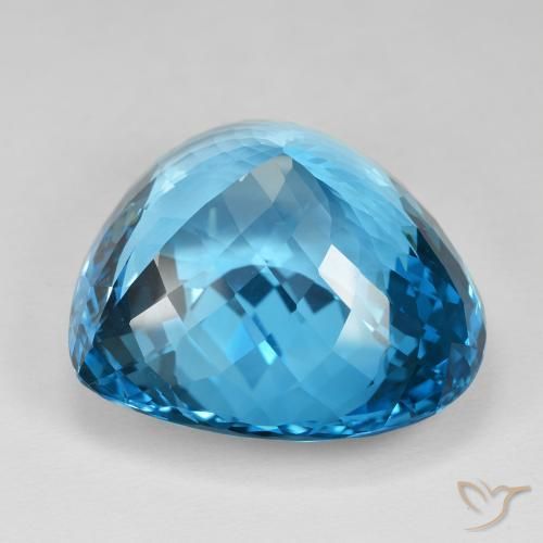 9,17 ctw natürlicher Swiss Blue Topas, Herz, IF