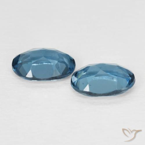 1.79 ct natürliche London Blau Topas-Edelsteine, Oval, VVS-VS