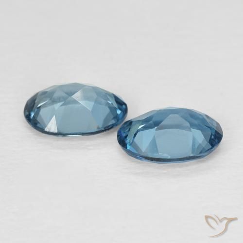 1.77 ct natürliche London Blau Topas-Edelsteine, Oval, VVS-VS