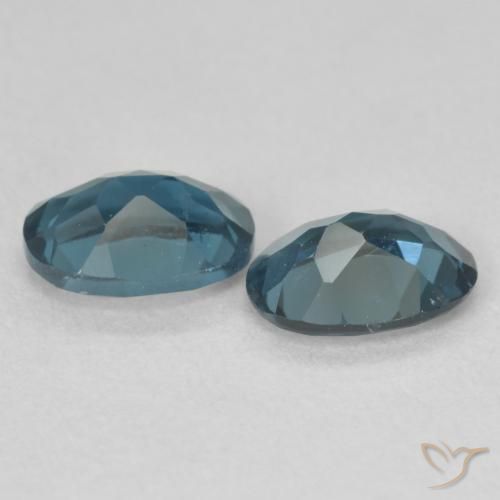 1.95 ct natürliche London Blau Topas-Edelsteine, Oval, VS