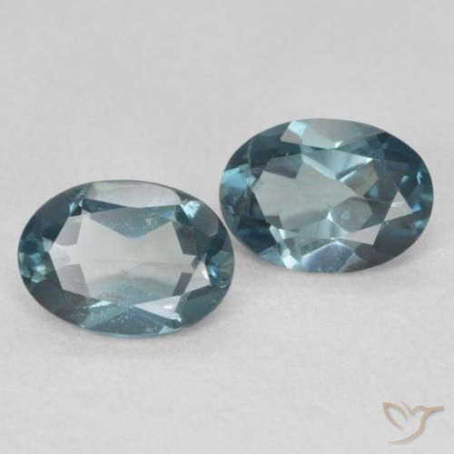 1.85 ct natürliche London Blau Topas-Edelsteine, Oval, VS