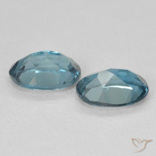1.99 ct natürliche London Blau Topas-Edelsteine, Oval, VS
